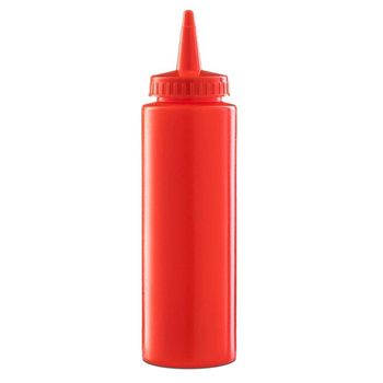 Distributeur de sauces en polyéthylène 0,25 l, rouge | FORGAST FG03227