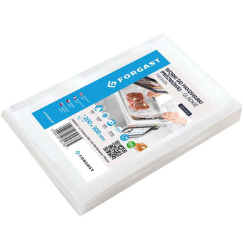 Sachets lisses pour emballage sous vide 20x30 cm - 100 pcs | FORGAST FG03405