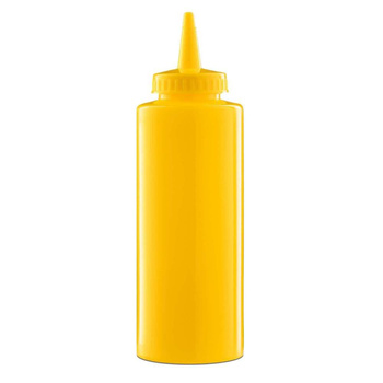 Distributeur de sauces en polyéthylène 0,35 l, jaune | FORGAST FG03221