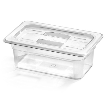 Récipient GN 1/4 10 cm en polycarbonate, 2,8 l | FORGAST FG06741