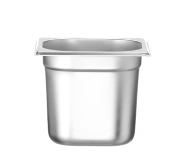 Bac GN 1/6 prof. 15 cm en acier inoxydable BUDGET LINE | HENDI 800645