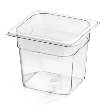 Récipient GN 1/6 15 cm en polycarbonate, 2 L | FORGAST FG06765