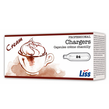 Cartouches pour siphon à chantilly (24 pcs) | LISS 8g N2Ox24