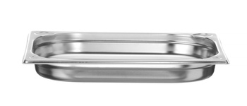 Récipient GN 1/2 prof. 4 cm en acier inoxydable KITCHEN LINE | HENDI 806319