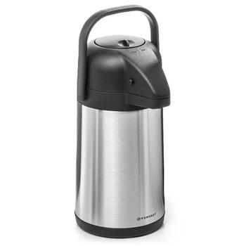 Thermos isotherme en acier inoxydable de restauration avec pompe 1,9 l | FORGAST FG05819