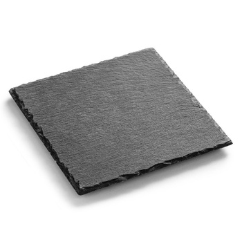 Plateau de présentation pour amuse-bouche en ardoise 20x20 cm | FORGAST FG03225