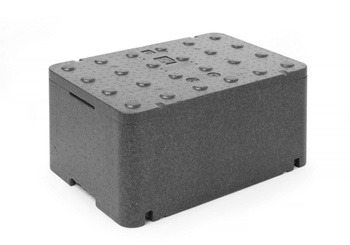 Conteneur isotherme en piocelan 47 l, 60x40x29,6 cm | HENDI 707593