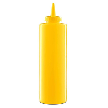 Distributeur de sauces en polyéthylène 0,7 L, jaune | FORGAST FG03222