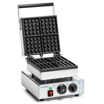 Gaufrier électrique 4x4 simple, 1,6 kW, 230 V | FORGAST FG09706