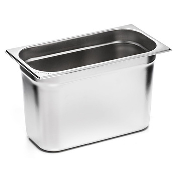 Récipient GN 1/4 15 cm Standard en acier inoxydable | FORGAST FG04415V1
