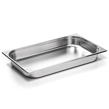 Récipient GN 1/1 4 cm éco en acier inoxydable | FORGAST FG06104V1