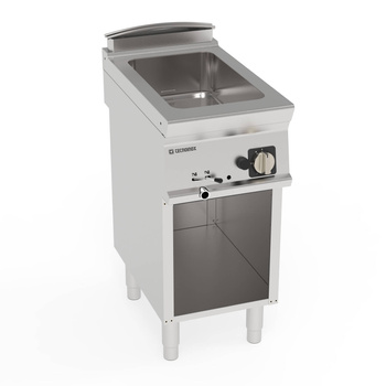 Bain-marie à gaz GN 1/1 sur base ouverte | TECNOINOX 713033