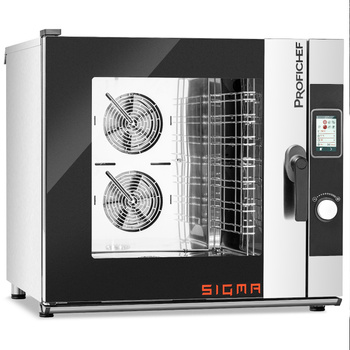 Four mixte convection-vapeur électrique Sigma 7 GN 1/1, commande électronique, 10,6 kW, 400 V | PROFICHEF PCS11007