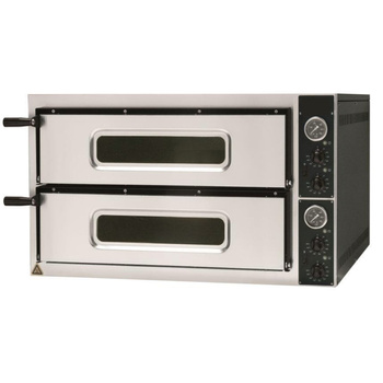 Four à pizza à 2 chambres, 2x4x35 cm, 9,6 kW, 400 V | FORGAST FG09562