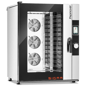 Four mixte électrique à convection-vapeur Sigma 12 GN 1/1, commande électronique, 15,7 kW, 400 V | PROFICHEF PCS11012