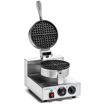 Gaufrier électrique simple pour gaufres belges Ø 18,5 cm, 1,2 kW, 230 V | FORGAST FG09711
