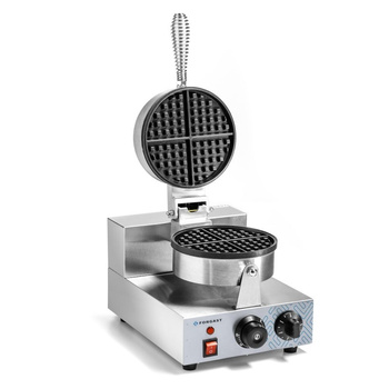 Gaufrier électrique rond, 1 kW, 230 V | FORGAST FG09701