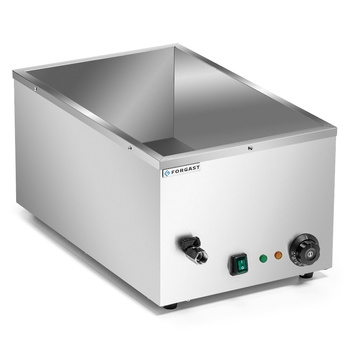 Bain-marie électrique de table GN 1/1 15 cm avec robinet de vidange | FORGAST FG09801