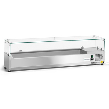 Vitrine réfrigérée vitrée Forgast 7 GN 1/4 | FORGAST FG07407