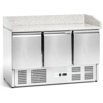 Table réfrigérée 3-portes pour pizza 400 l | FORGAST FG07303
