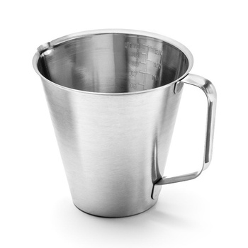 Pichet doseur en acier inoxydable, 1 l, 13,5 cm de diamètre | FORGAST FG11127