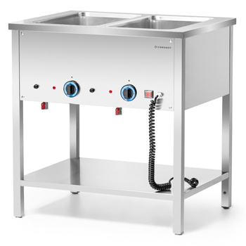 Bain-marie électrique autonome 2xGN1/1, 1,6 kW, 230 V | FORGAST FG09462