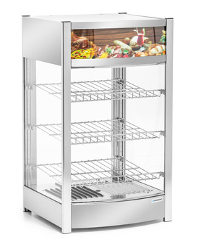 Vitrine chauffante pour pizza à 3 niveaux, 97 l, 0,8 kW | FORGAST FG09603