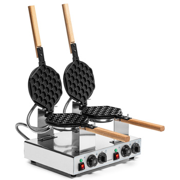 Gaufrier électrique double pour gaufres bubble 2 gaufres, 2,8 kW, 230 V | FORGAST FG09722