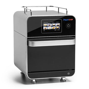 Four convection-micro-ondes avec écran tactile, 18 L, 230 V / 3,5 kW, noir | PROFICHEF PC09918
