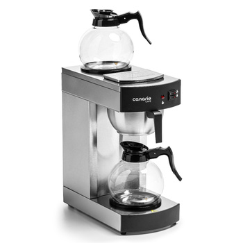 Cafetière filtre 2,2 l pour café, avec deux verseuses 1,8 l | CANARIO CAFE CC201