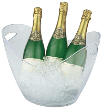Bol à vin ou à champagne, avec poignées, polystyrène, 35x27x25,5 cm, 6 l | APS 36048