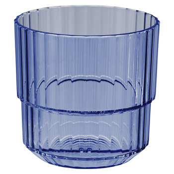 Verre en tritan LINEA, couleur bleue, 220 ml, 8,5x8 cm, lot de 48 pièces | APS 10586