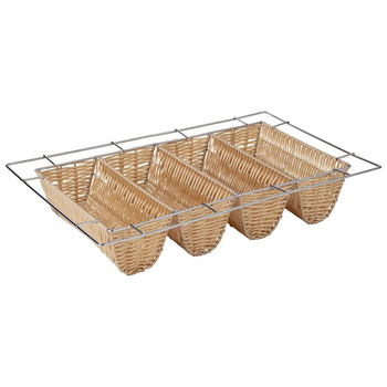 Conteneur à couverts GN 1/1 BUFFET, beige, 53x32,5x10,5 cm | APS 11965
