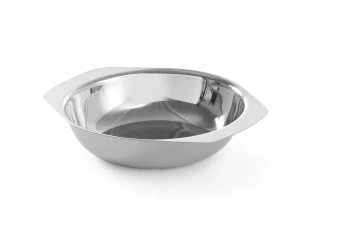 Bol en acier inoxydable avec poignées - Ø 12 cm | HENDI 401002