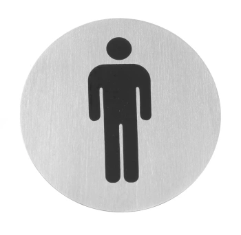 Plaquette d’information autocollante - hommes | HENDI 663608