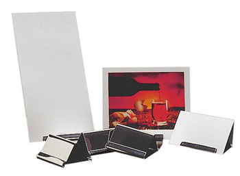 Support de menu, acier inoxydable, 6x4.5x3.2 cm | APS 36