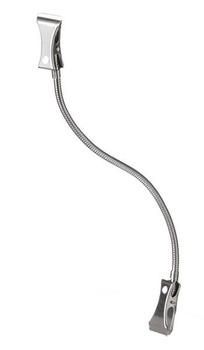 Support pour cartes FLEXIBEL, acier inoxydable, 23.5x2x1.5 cm | APS 71471