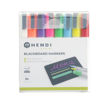 Marqueurs pour tableau - pointe fine | HENDI 664278