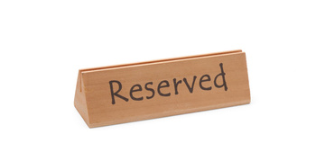 Plaque d’information Réservation | HENDI 664308