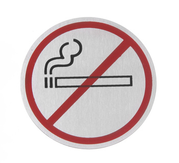 Plaque d’information autocollante - interdiction de fumer | HENDI 663790