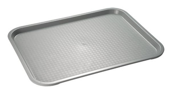 Plateau FAST FOOD gris, 45x35,5x2 cm | APS 543
