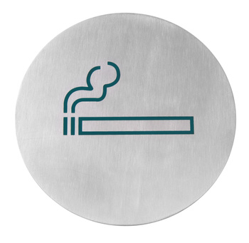 Plaque d’information autocollante - endroit réservé aux fumeurs | HENDI 663820