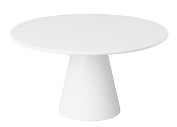 Plat à gâteau et à tarte CASUAL, blanc, en mélamine, diamètre 31 cm, hauteur 16 cm | APS 83891