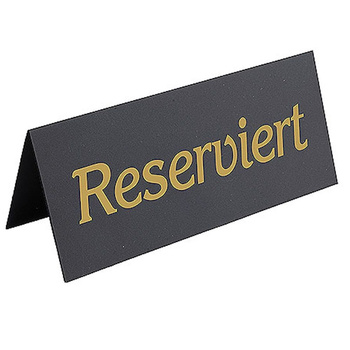 Plaquette d’information Reserviert pour table, 120x50 mm | CONTACTO 6769/120