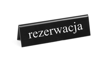 Plaque d’information Réservation | HENDI 663523