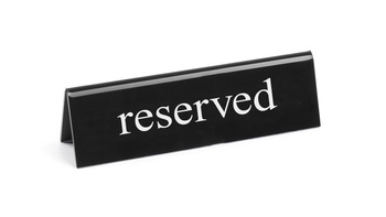 Plaque d'information Réservation | HENDI 663462