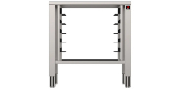 Socle pour fours mixtes Millennial, acier inoxydable, hauteur 77 cm | HENDI 229538
