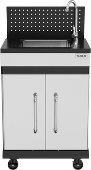 Armoire fermée avec évier, pour barbecue à gaz YG-20004, YG-20018, YG-20019 | YATO YG-20171