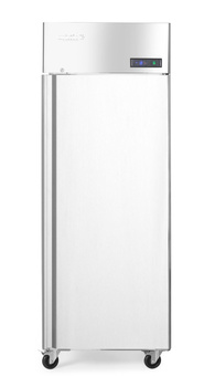 Armoire réfrigérée inox 670 l, 1 porte, acier inoxydable, -2 à +8°C | ARKTIC 232118