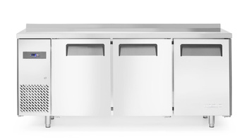 Table réfrigérée Kitchen Line à 3 portes, 360 l, 180x60x85 cm, 0,4 kW | HENDI 233382